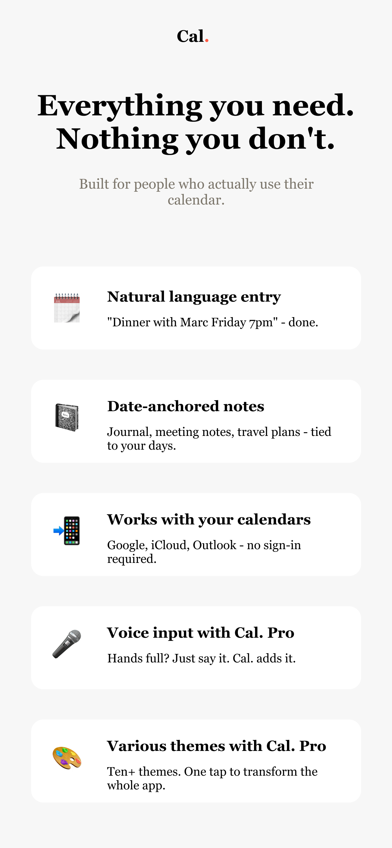 Features